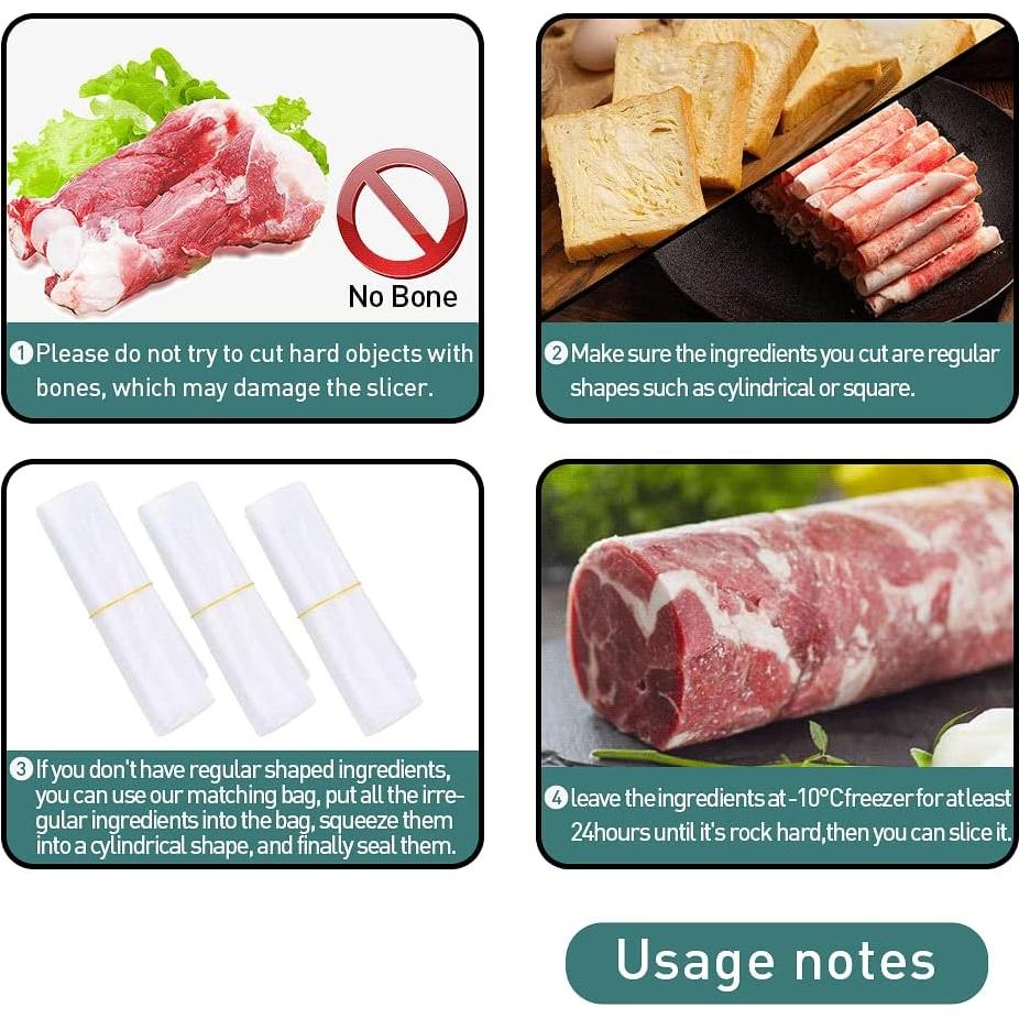 Cortadora Manual de Carne Koconic Acero Inoxidable 200mm