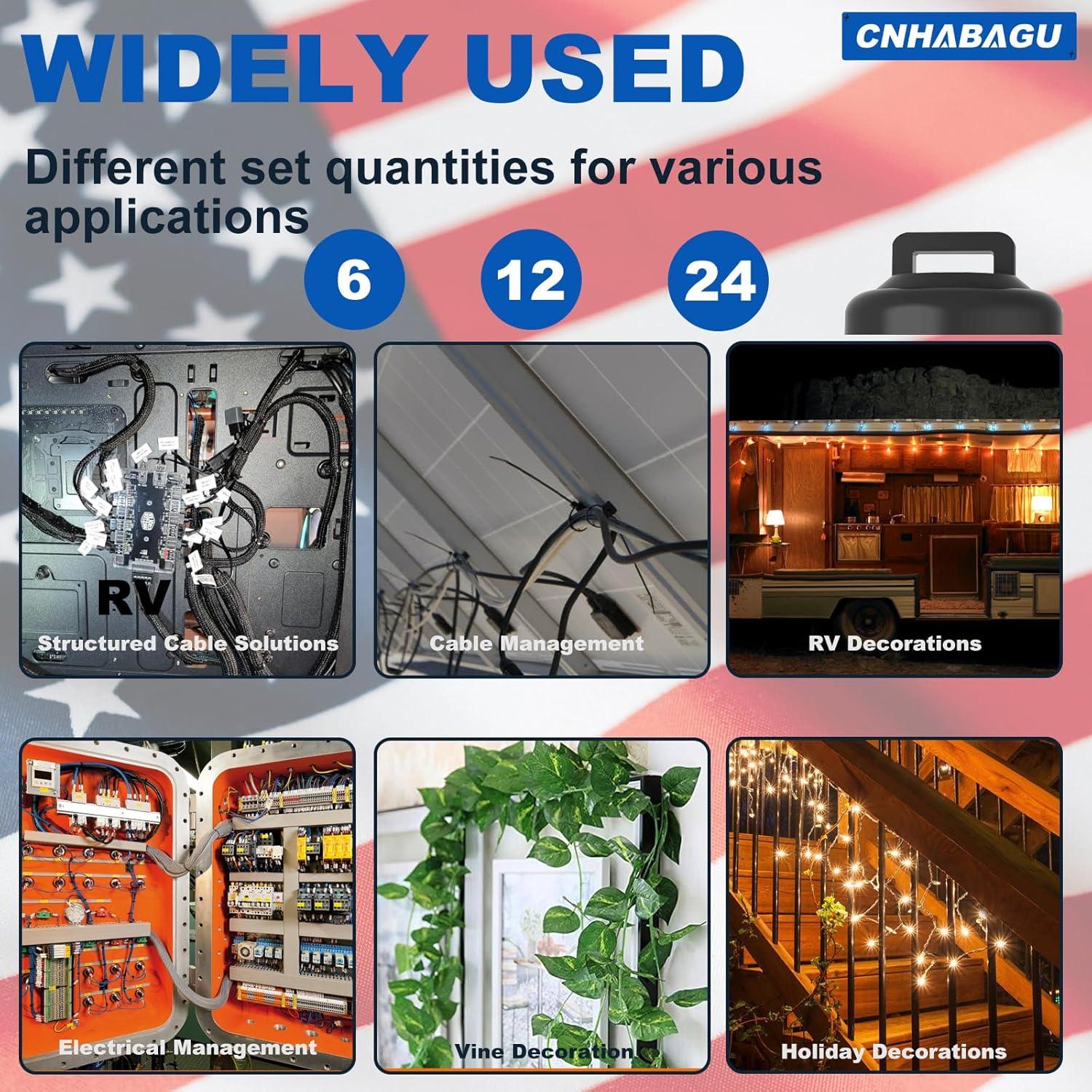 Soporte de Brida Magnética CNHABAGU D19 Pequeño 6 Pcs