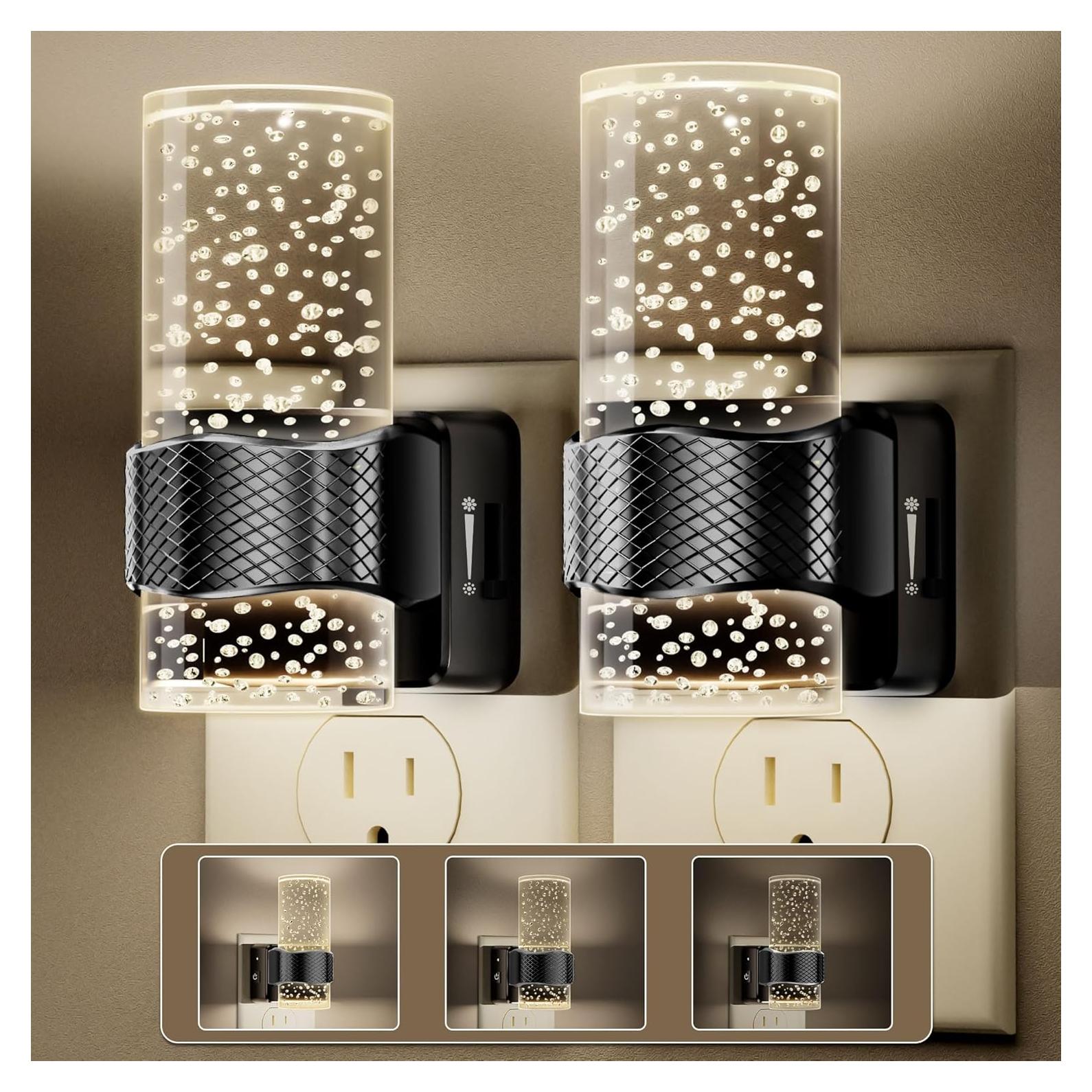 Luz Nocturna LED Regulable Yunaking con Sensor Automático 3000K