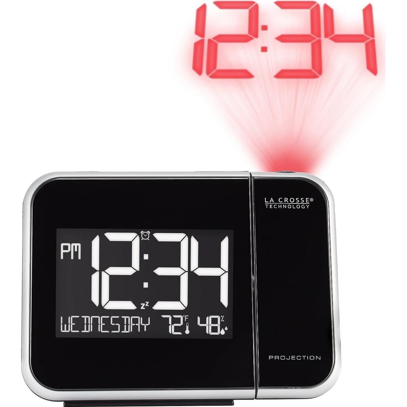 Reloj Despertador Proyectado La Crosse Technology 616-1412 con Temperatura