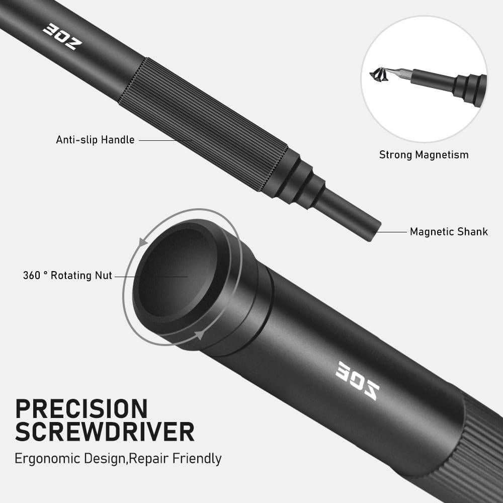 Juego de Destornilladores de Precisión ZOE 70 en 1 Magnético