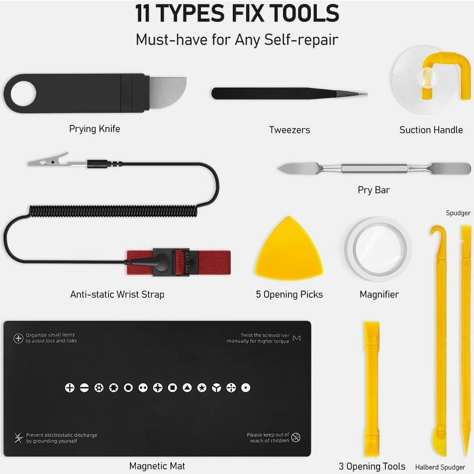 Juego de Destornilladores de Precisión ZOE 70 en 1 Magnético