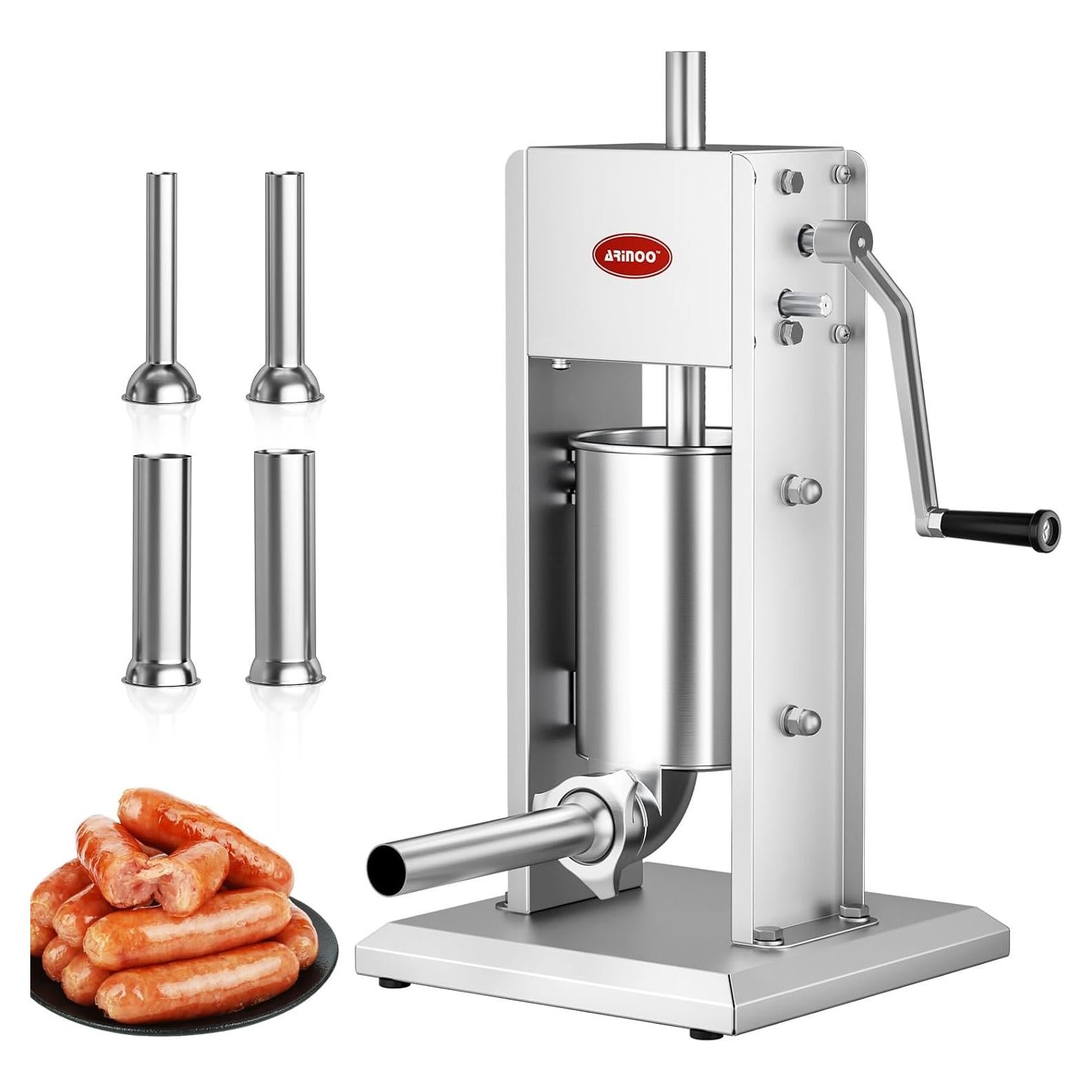 Rellenador de Salchichas Vertical ARINOO 2L Acero Inoxidable