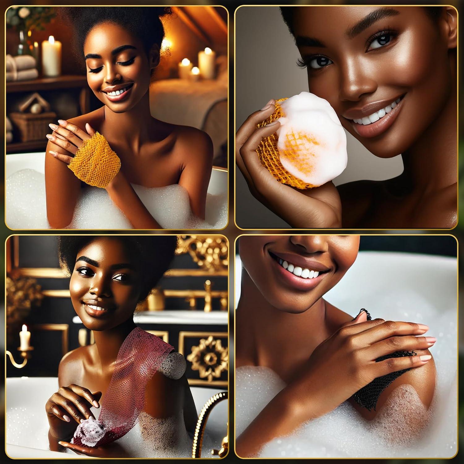 Esponja Exfoliante de Red Africana Zulu Zest - Paquete de 3