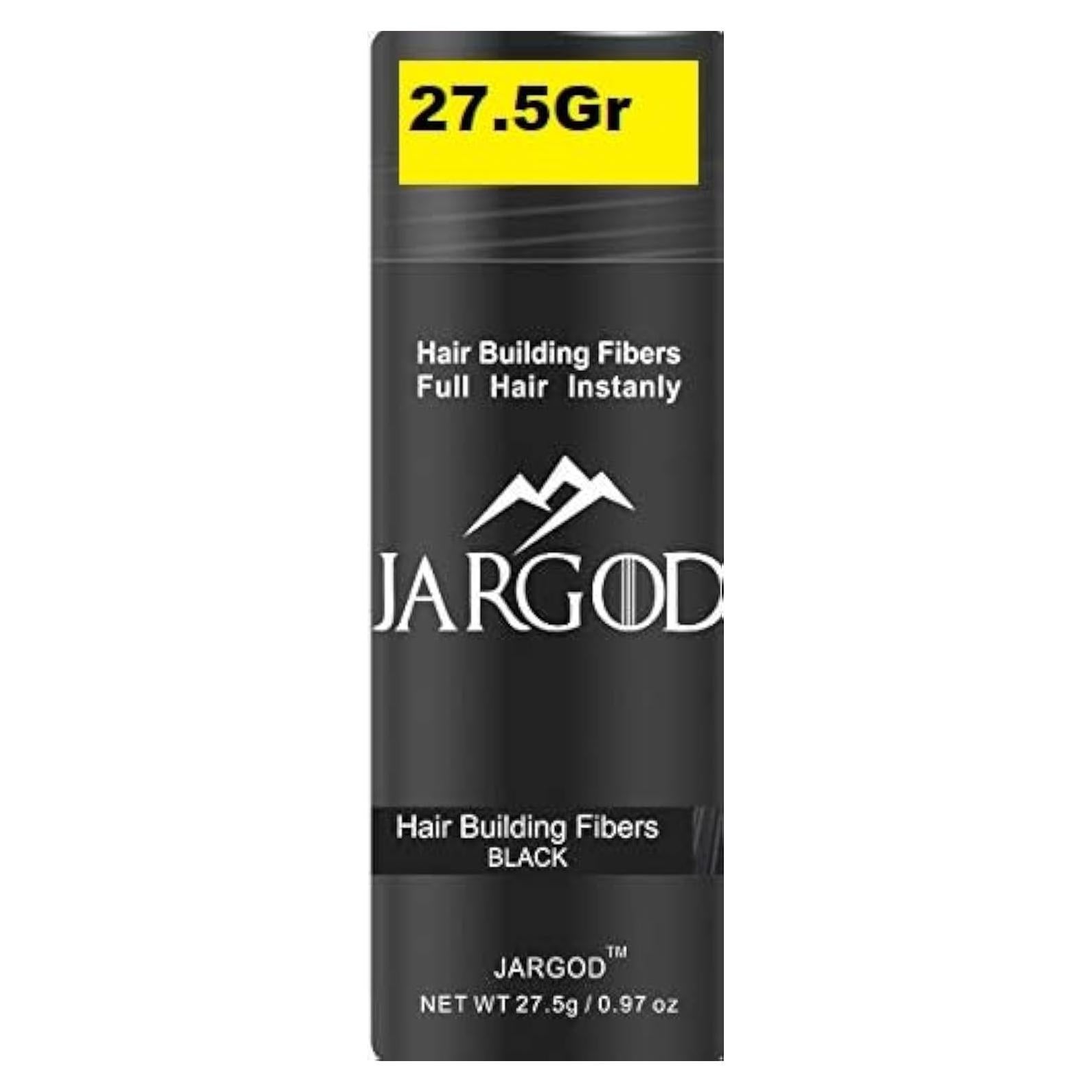 Fibras para Cabello JARGOD 27.5g - Volumen Instantáneo Negro