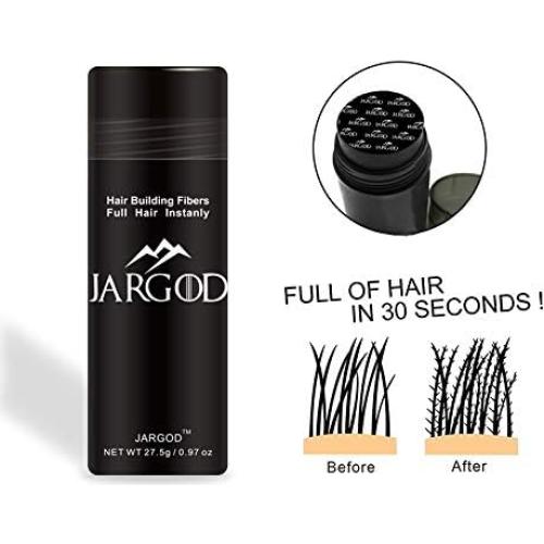 Fibras para Cabello JARGOD 27.5g - Volumen Instantáneo Negro