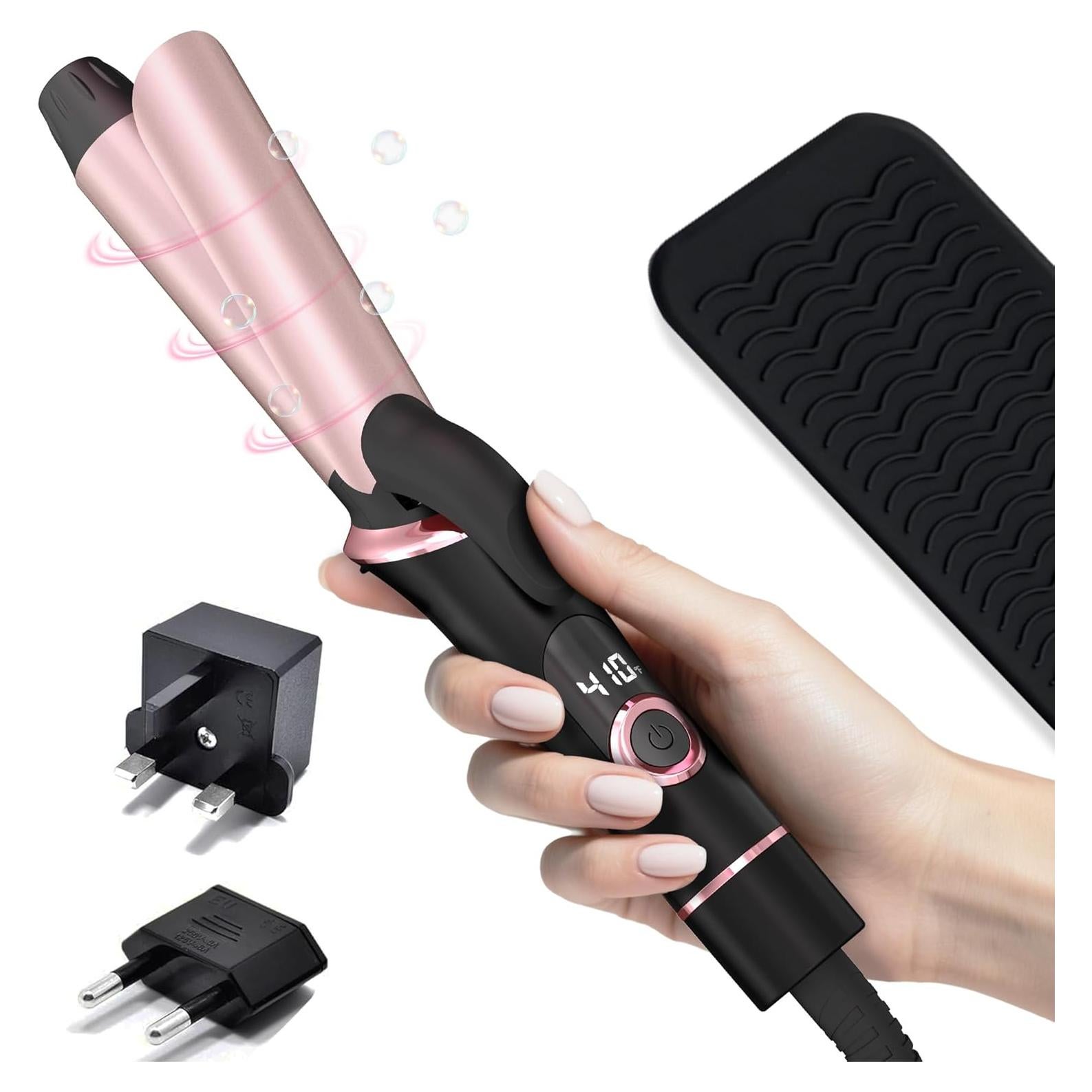 Mini Plancha de Rizar NFie Doble Voltaje 25.4 cm 210°C