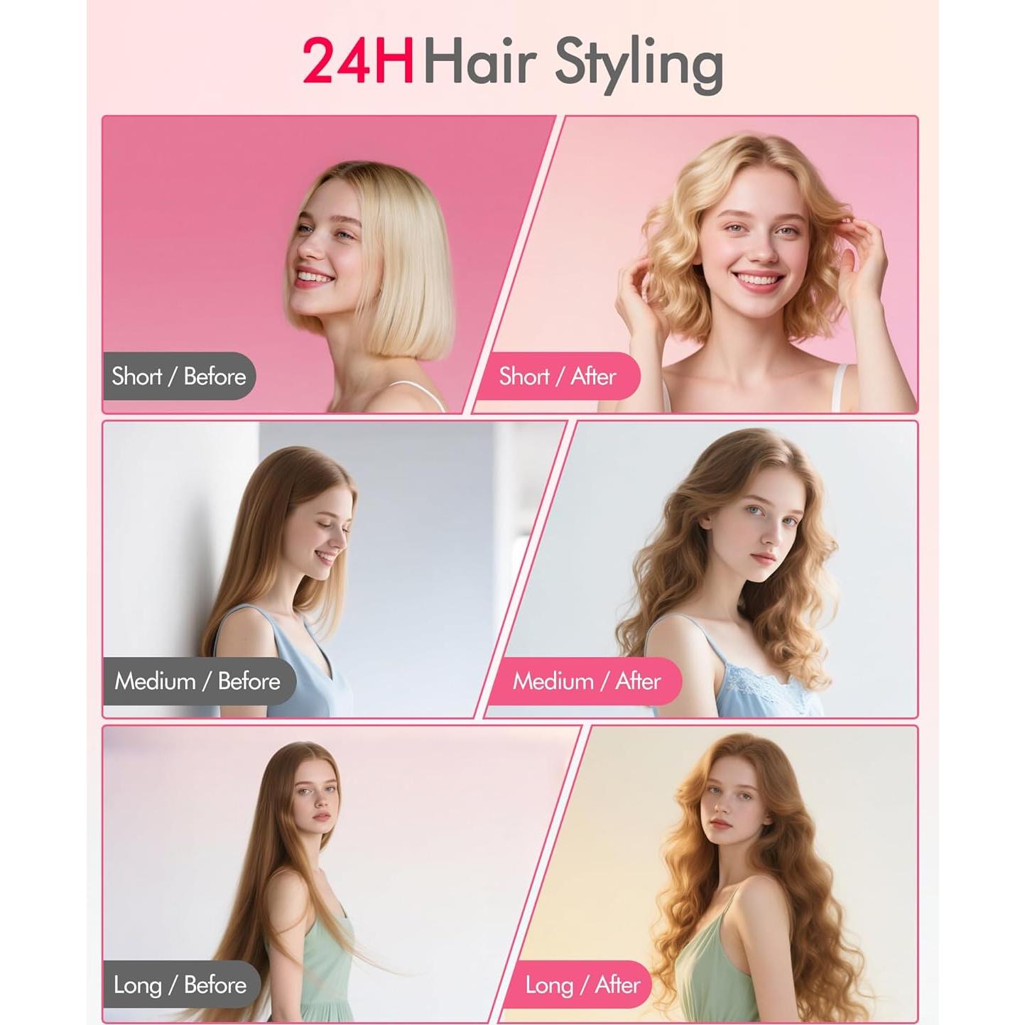 Mini Plancha de Rizar NFie Doble Voltaje 25.4 cm 210°C