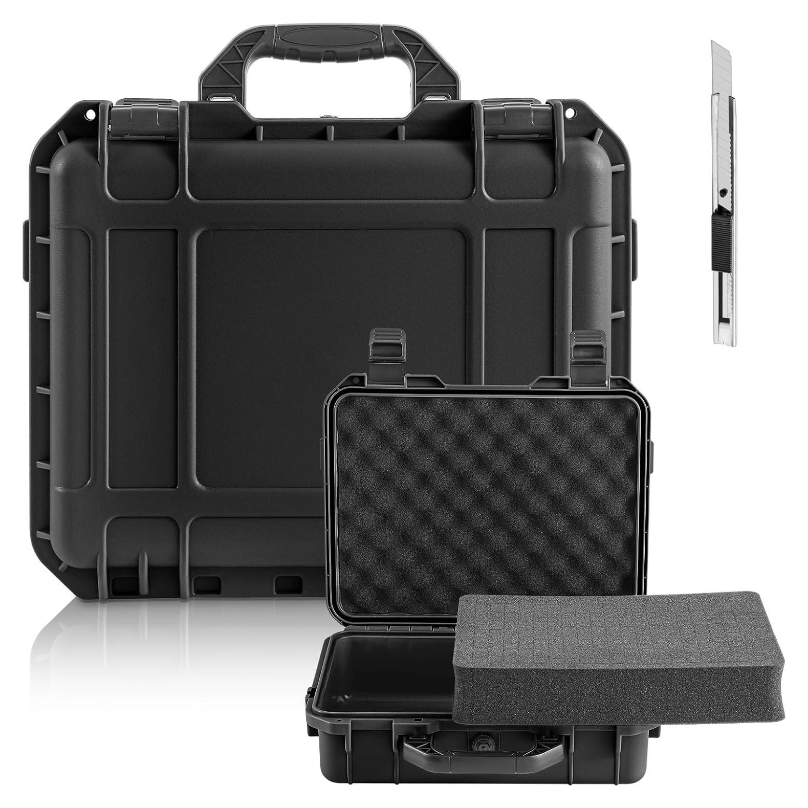 Estuche Duro Impermeable Relaxweex 21.6x16.5x9.4cm con Espuma