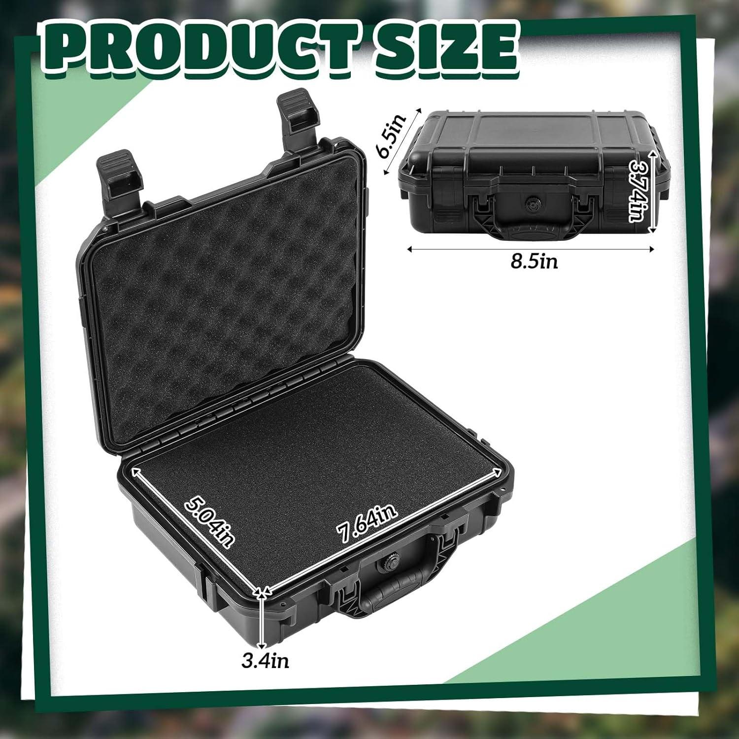 Estuche Duro Impermeable Relaxweex 21.6x16.5x9.4cm con Espuma