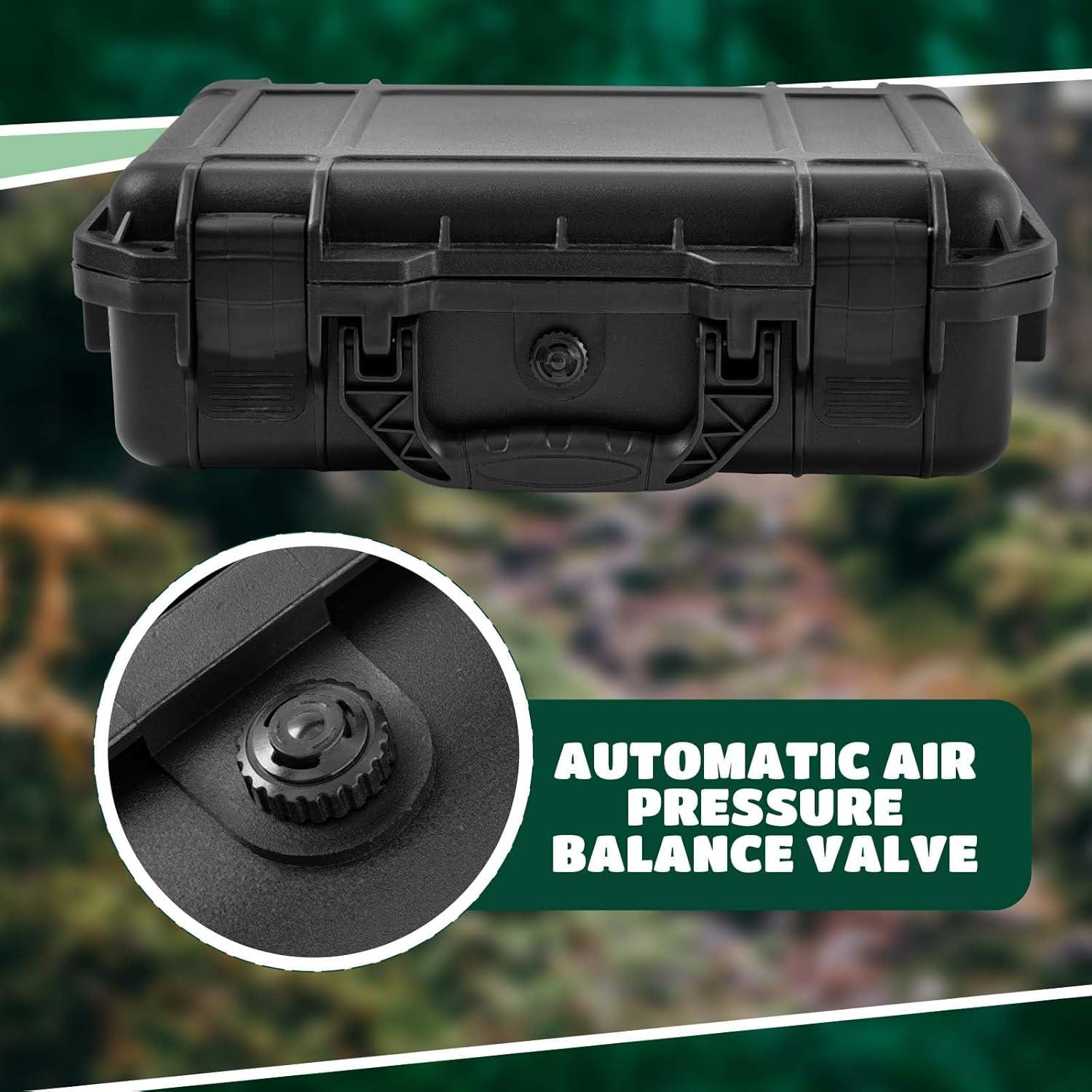 Estuche Duro Impermeable Relaxweex 21.6x16.5x9.4cm con Espuma