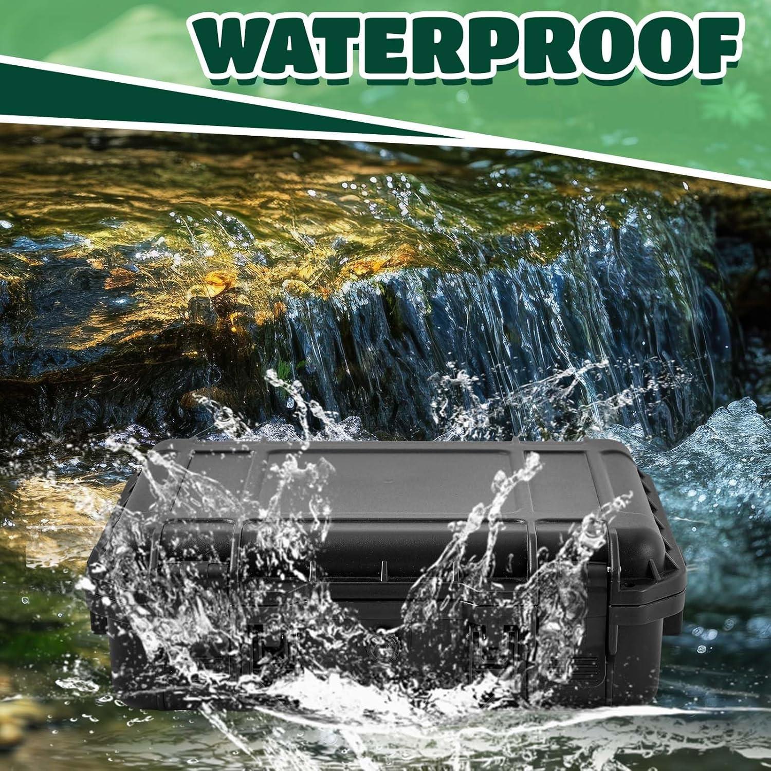 Estuche Duro Impermeable Relaxweex 21.6x16.5x9.4cm con Espuma