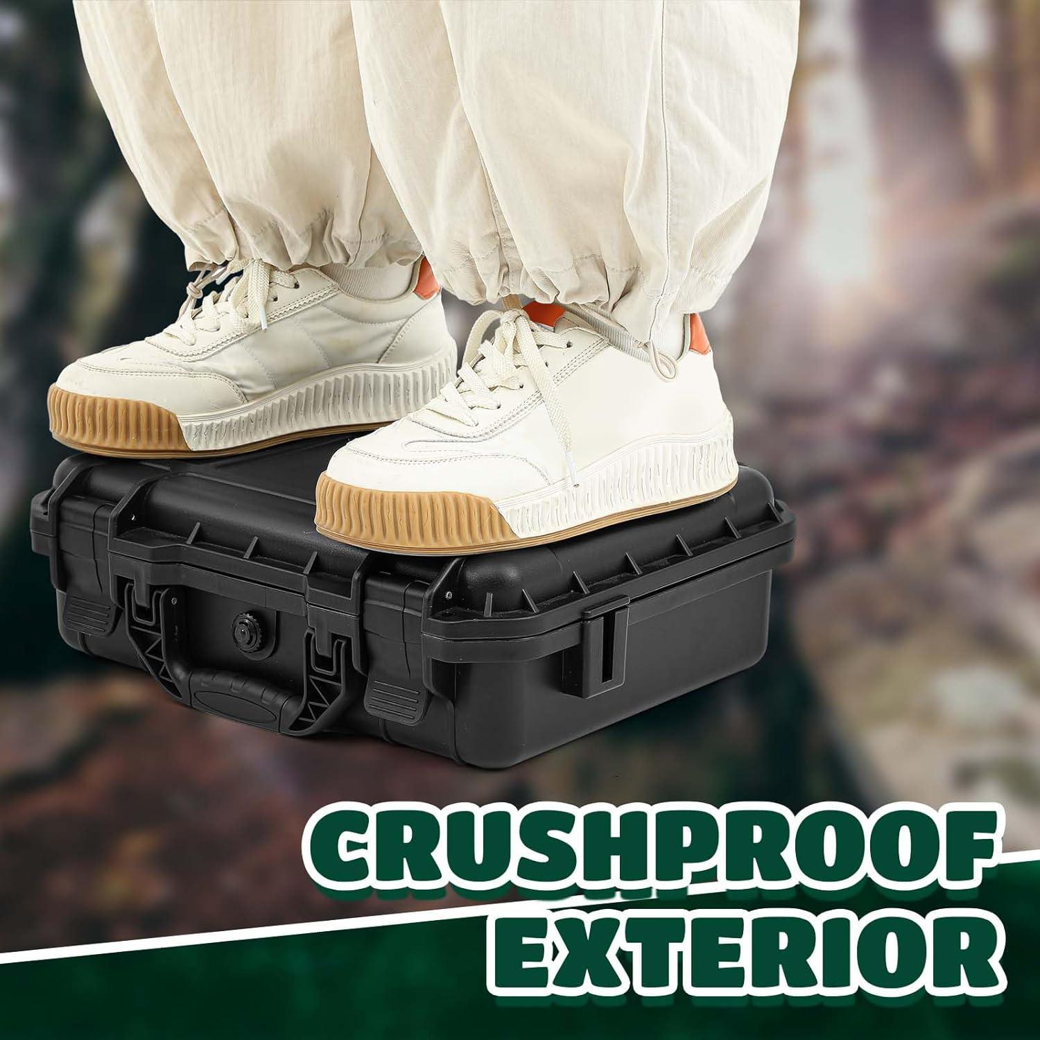 Estuche Duro Impermeable Relaxweex 21.6x16.5x9.4cm con Espuma