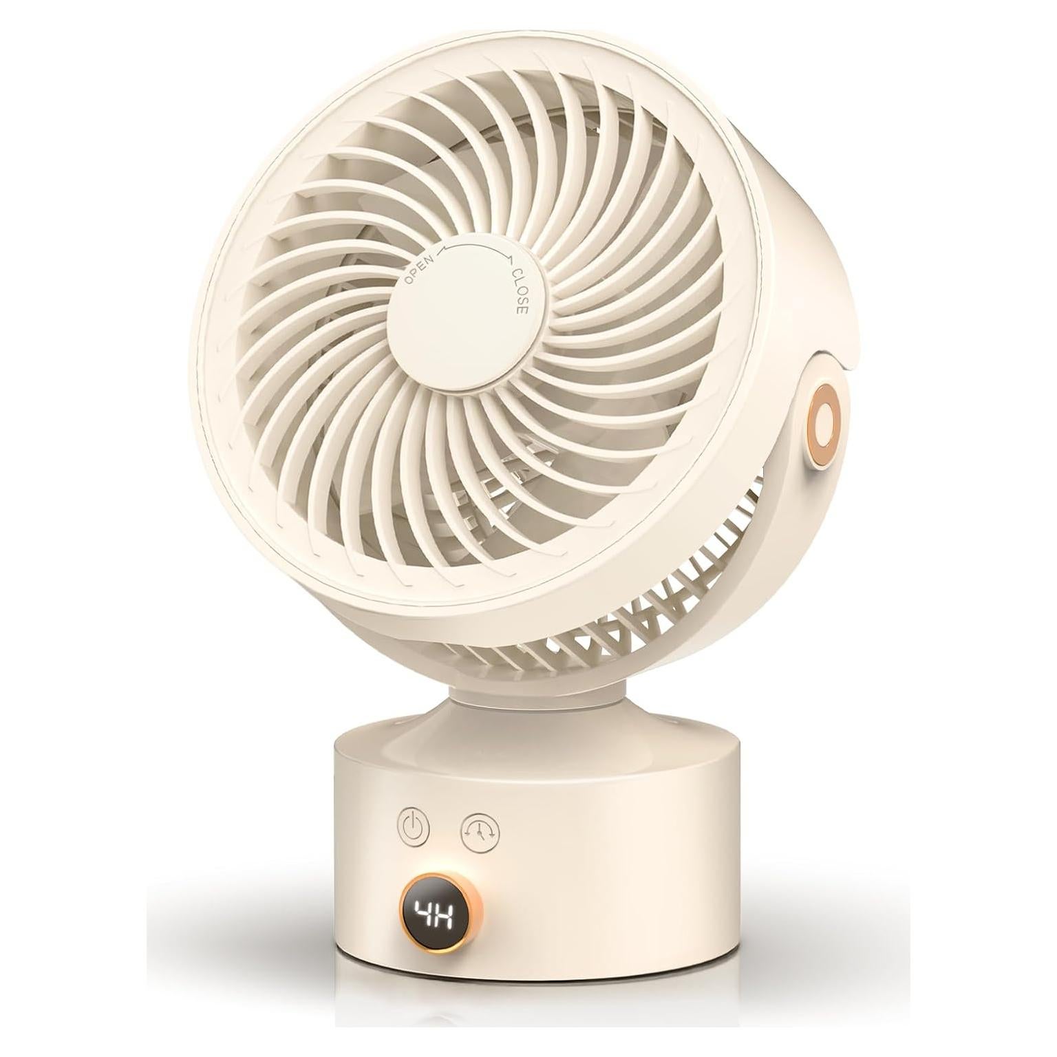 Ventilador de Escritorio Yincook F70 Oscilante 3 Velocidades 22.86 cm