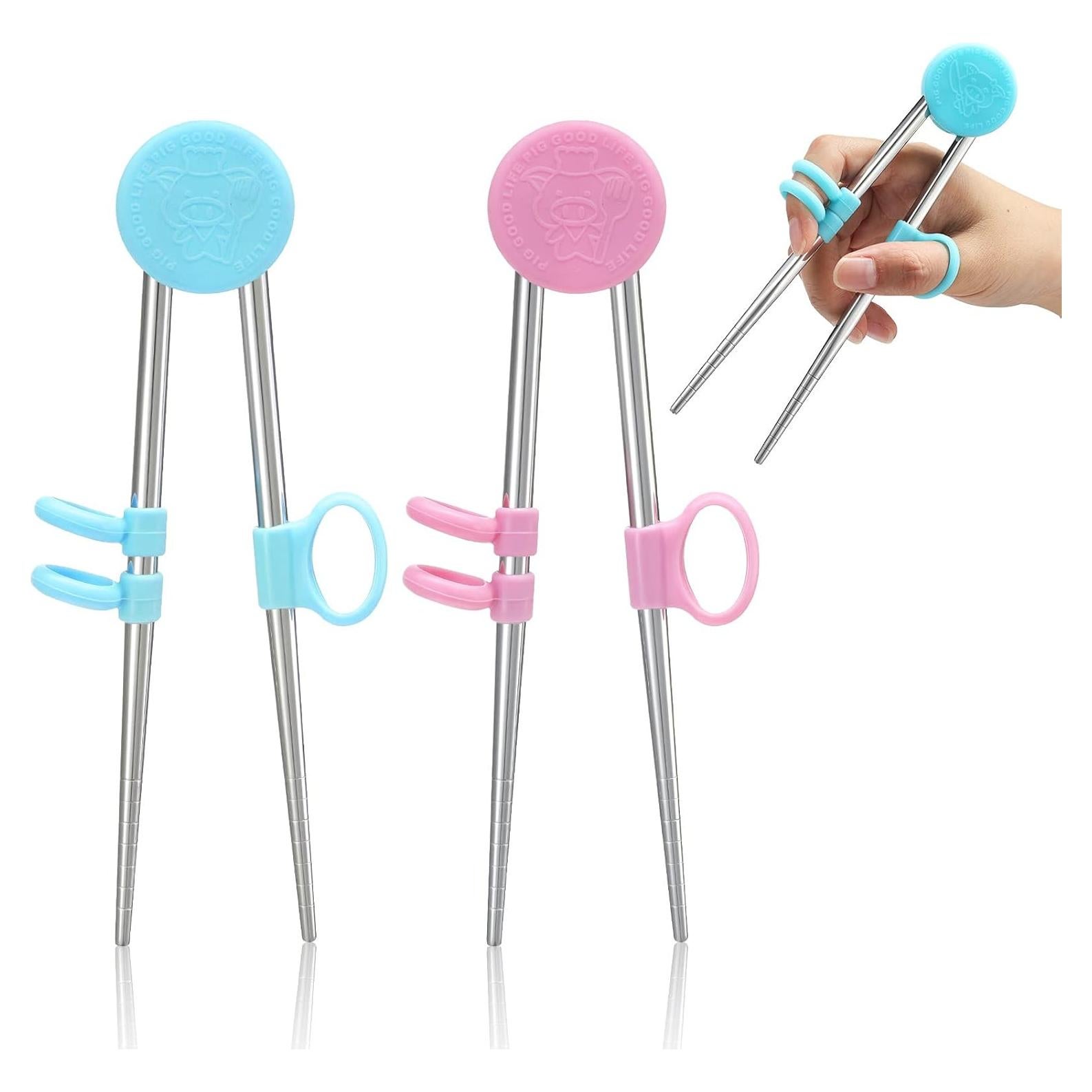 Palillos de Entrenamiento Patelai de Acero Inoxidable 17 cm