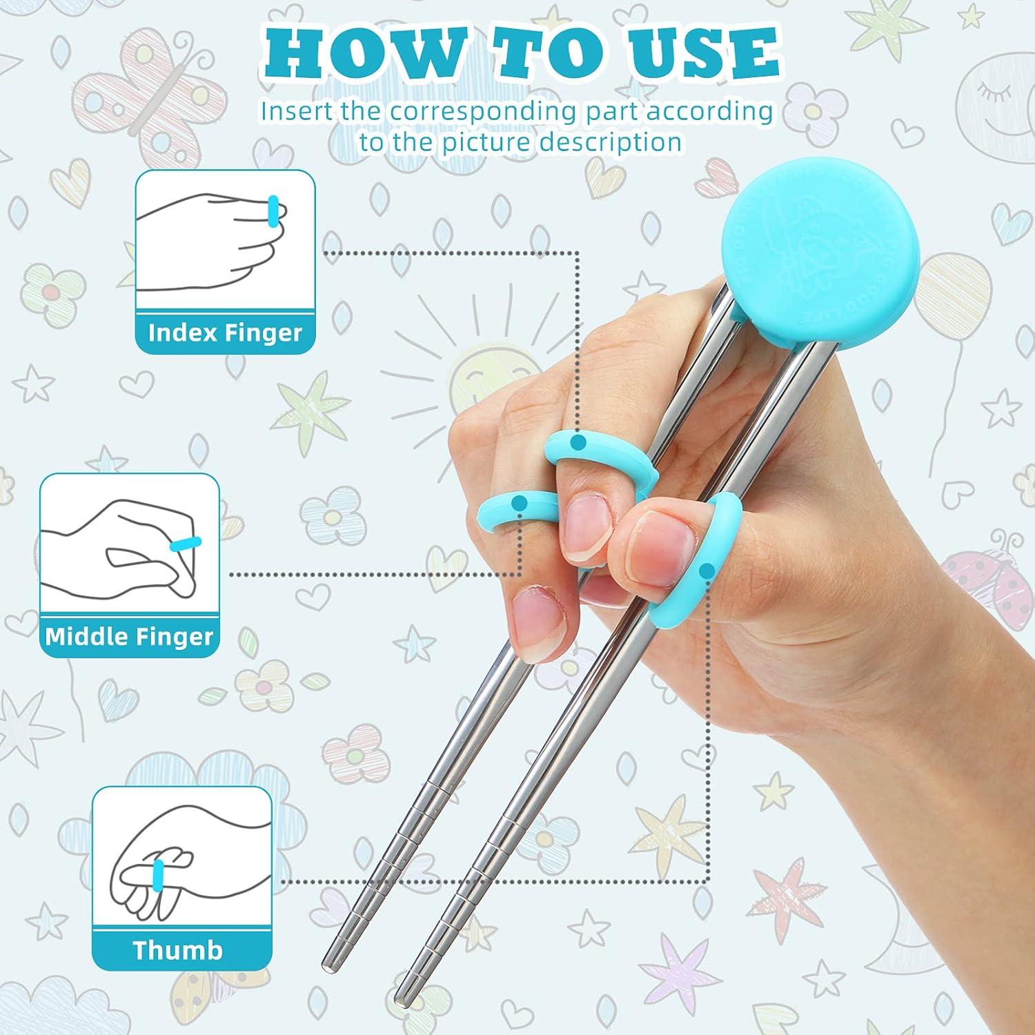 Palillos de Entrenamiento Patelai de Acero Inoxidable 17 cm