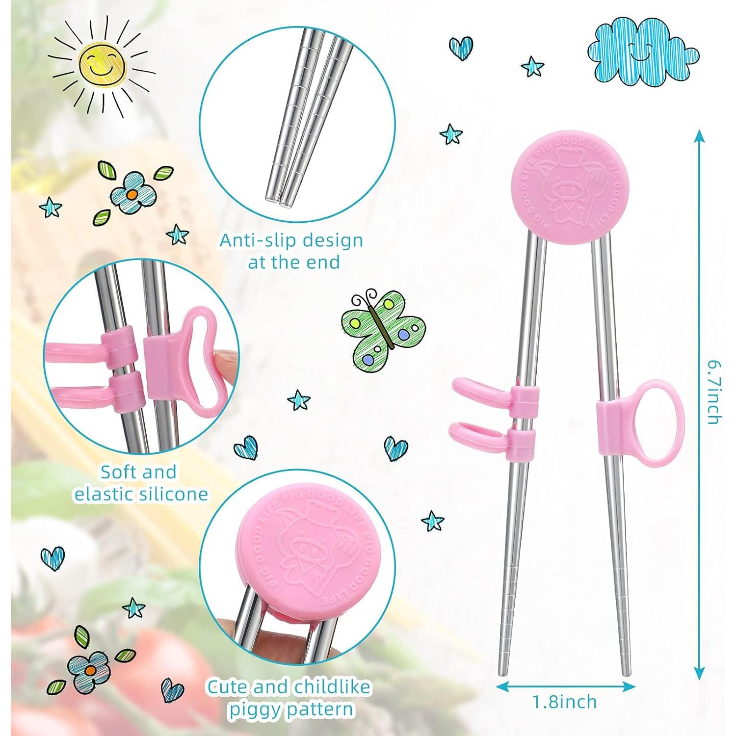 Palillos de Entrenamiento Patelai de Acero Inoxidable 17 cm