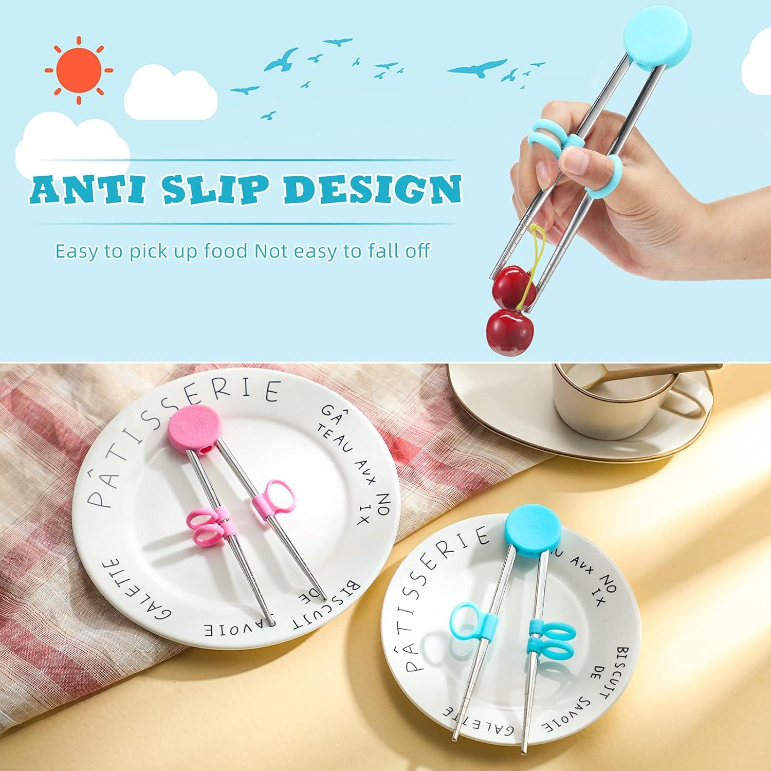 Palillos de Entrenamiento Patelai de Acero Inoxidable 17 cm