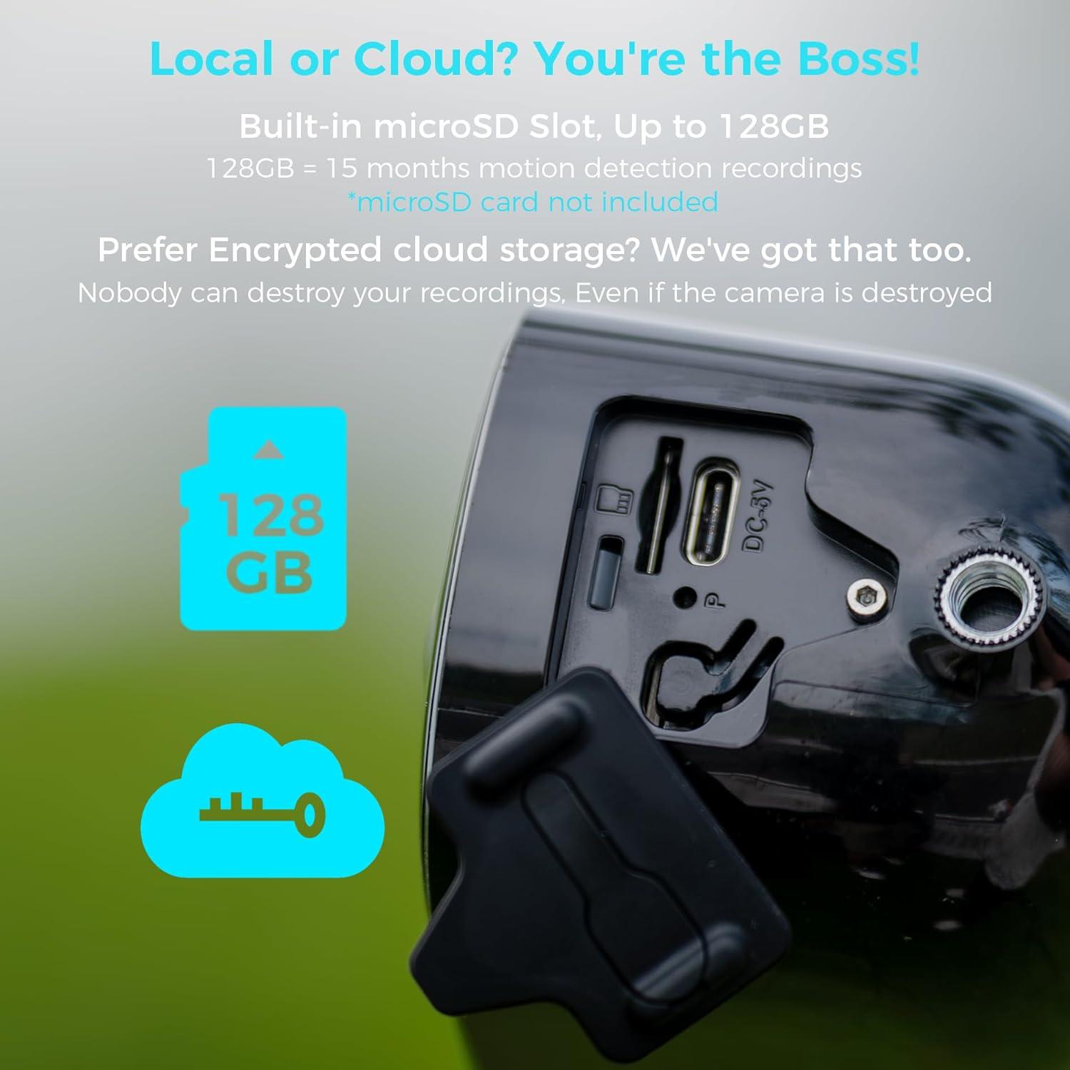 Cámara de Seguridad Solar Vicohome 2CG6B 2K Inalámbrica Exterior