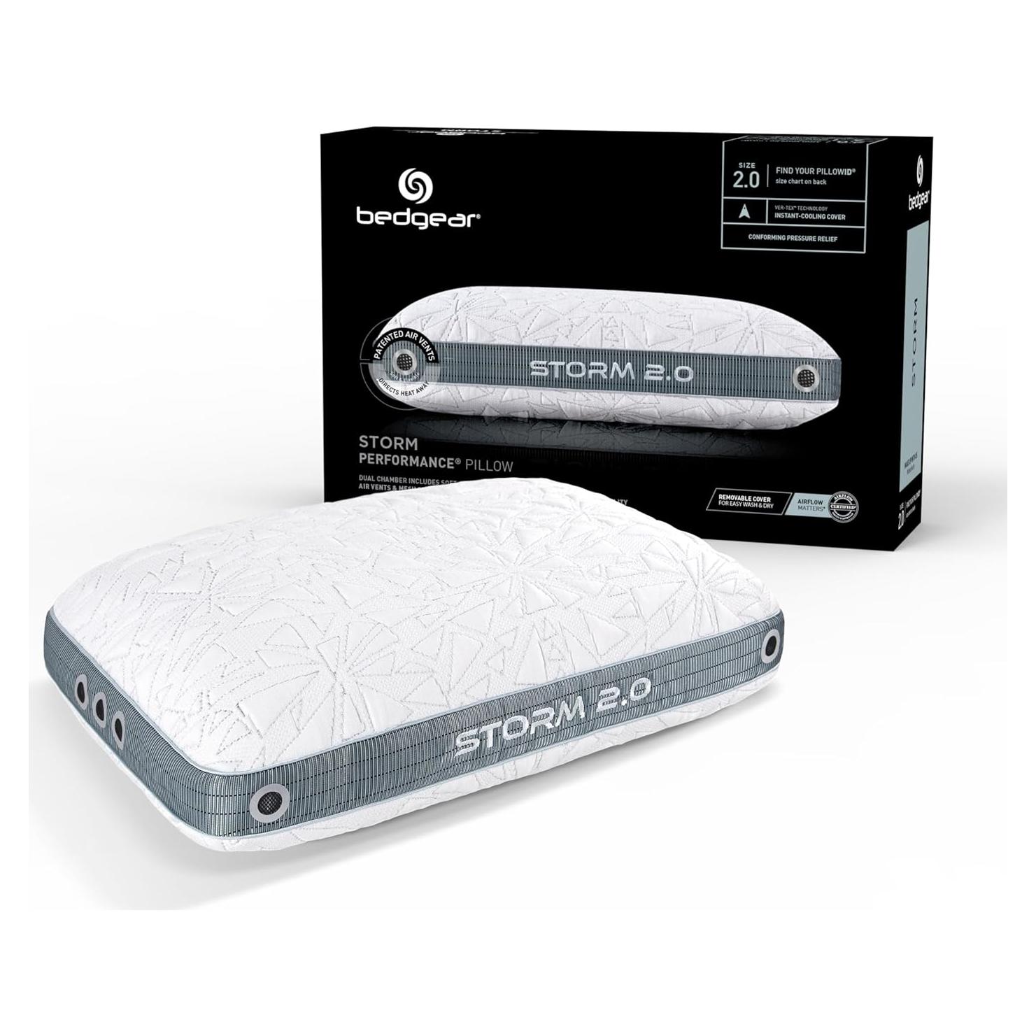 Almohada de Cama Bedgear Storm 2.0 Refrigerante Media Firmeza