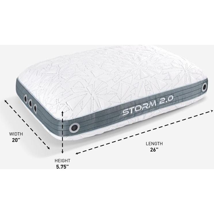 Almohada de Cama Bedgear Storm 2.0 Refrigerante Media Firmeza