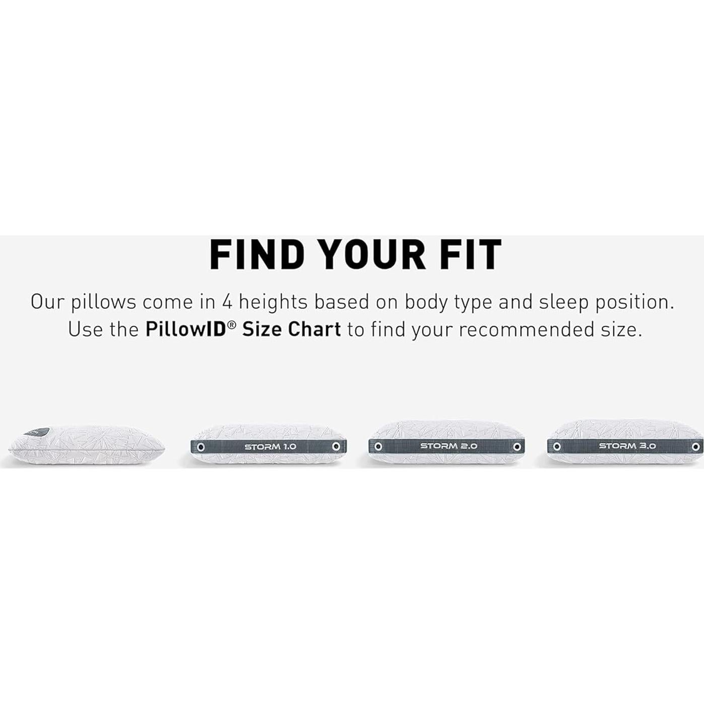 Almohada de Cama Bedgear Storm 2.0 Refrigerante Media Firmeza