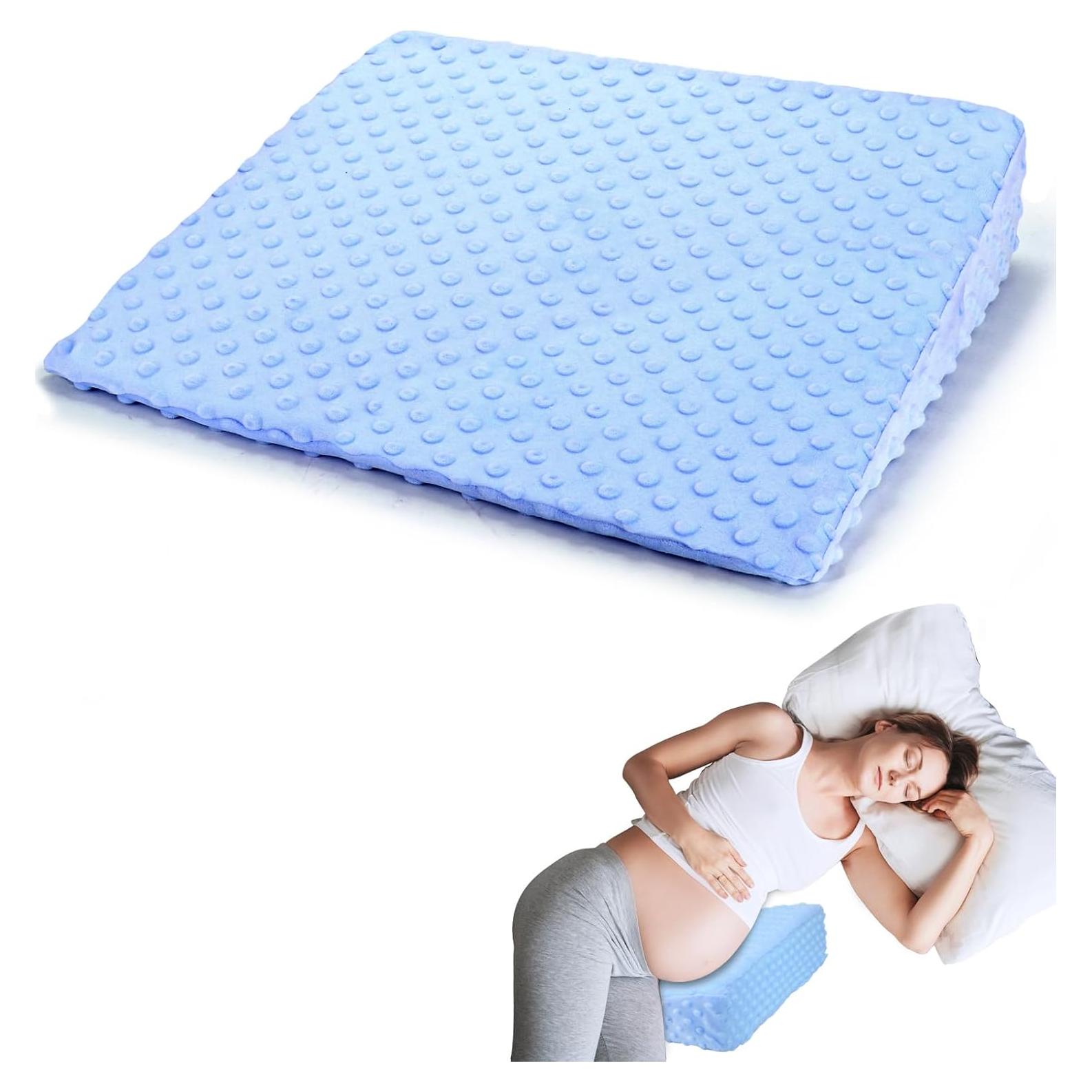 Cojín de Embarazo BiKontrun en Forma de Cuña, Espuma Viscoelástica