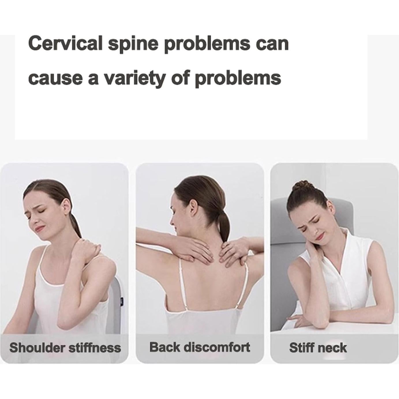 Almohada Cervical Ajustable GCHC-CYL de Trigo Sarraceno 40x15cm