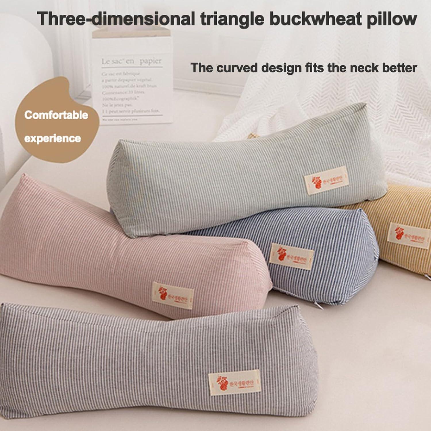 Almohada Cervical Ajustable GCHC-CYL de Trigo Sarraceno 40x15cm