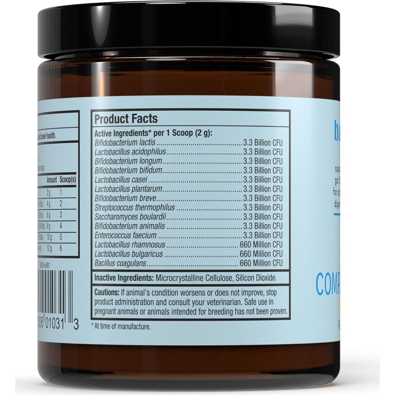 Probióticos Completos Dr. Mercola para Gatos y Perros 90 g