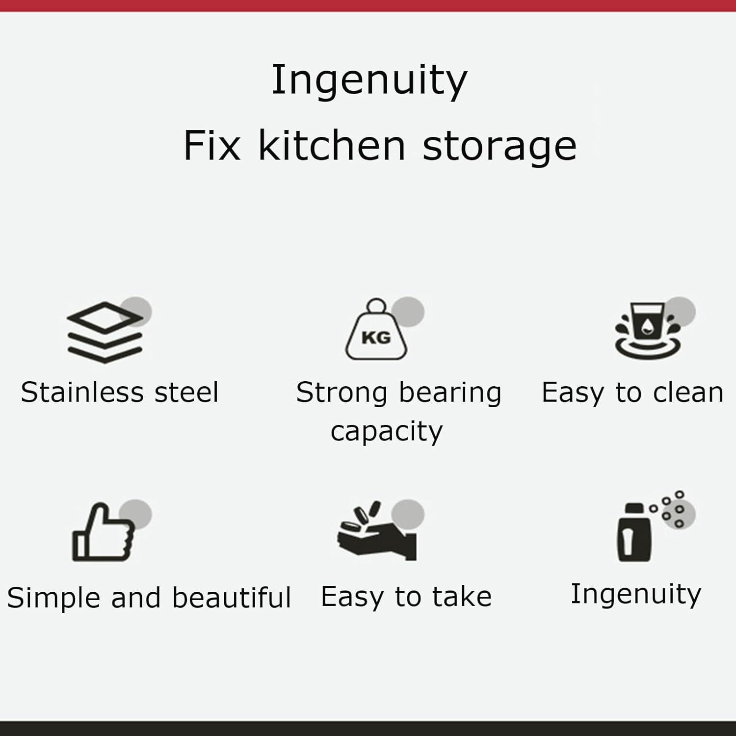 Organizador de Especias Giratorio VaNaenic 12 Frascos Negro