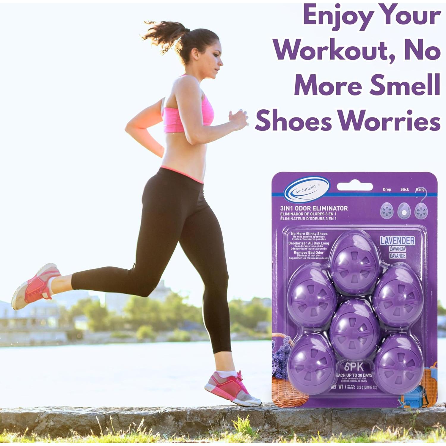 Bolas Desodorantes Air Jungles Aroma Lavanda 6 Unidades