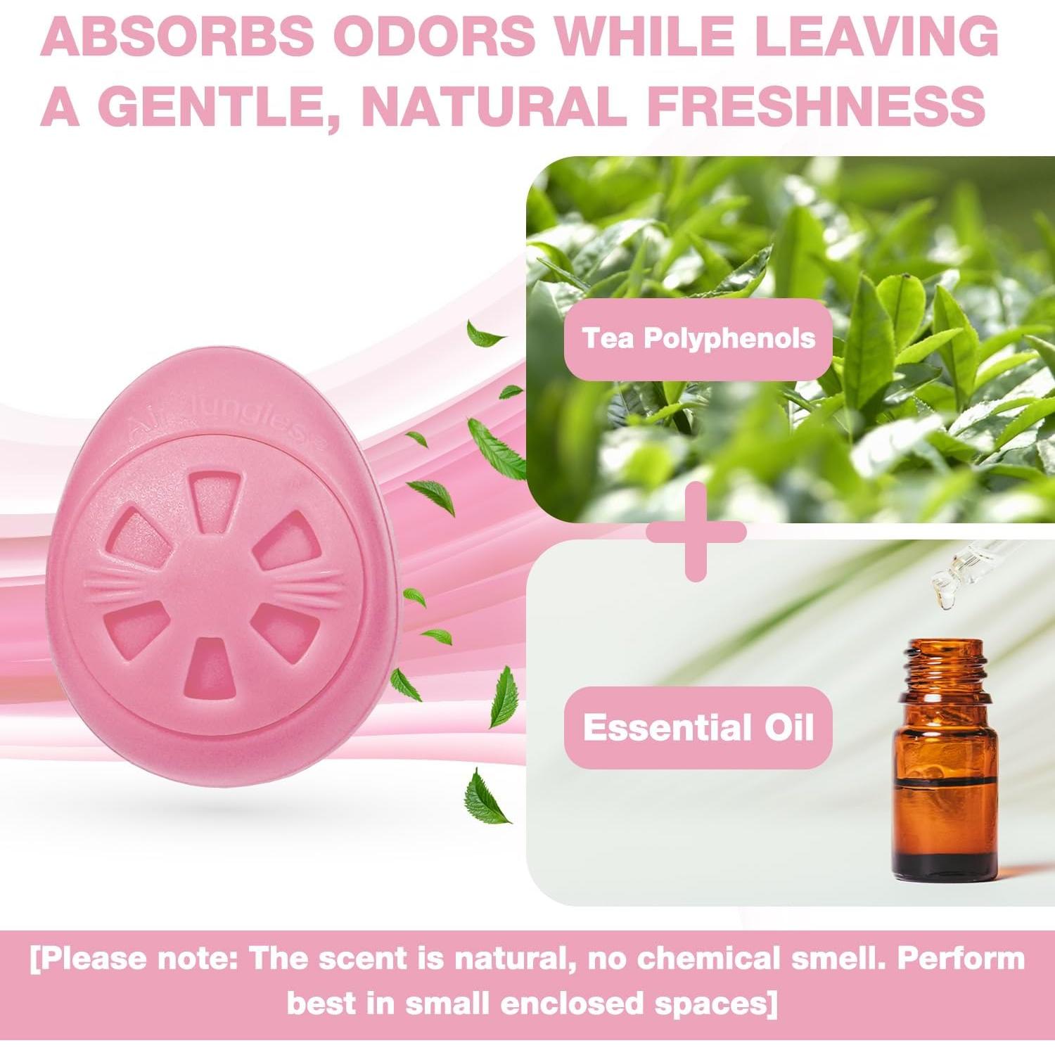 Bola Desodorante para Zapatos Air Jungles Aroma Durazno Miel 6 Unidades