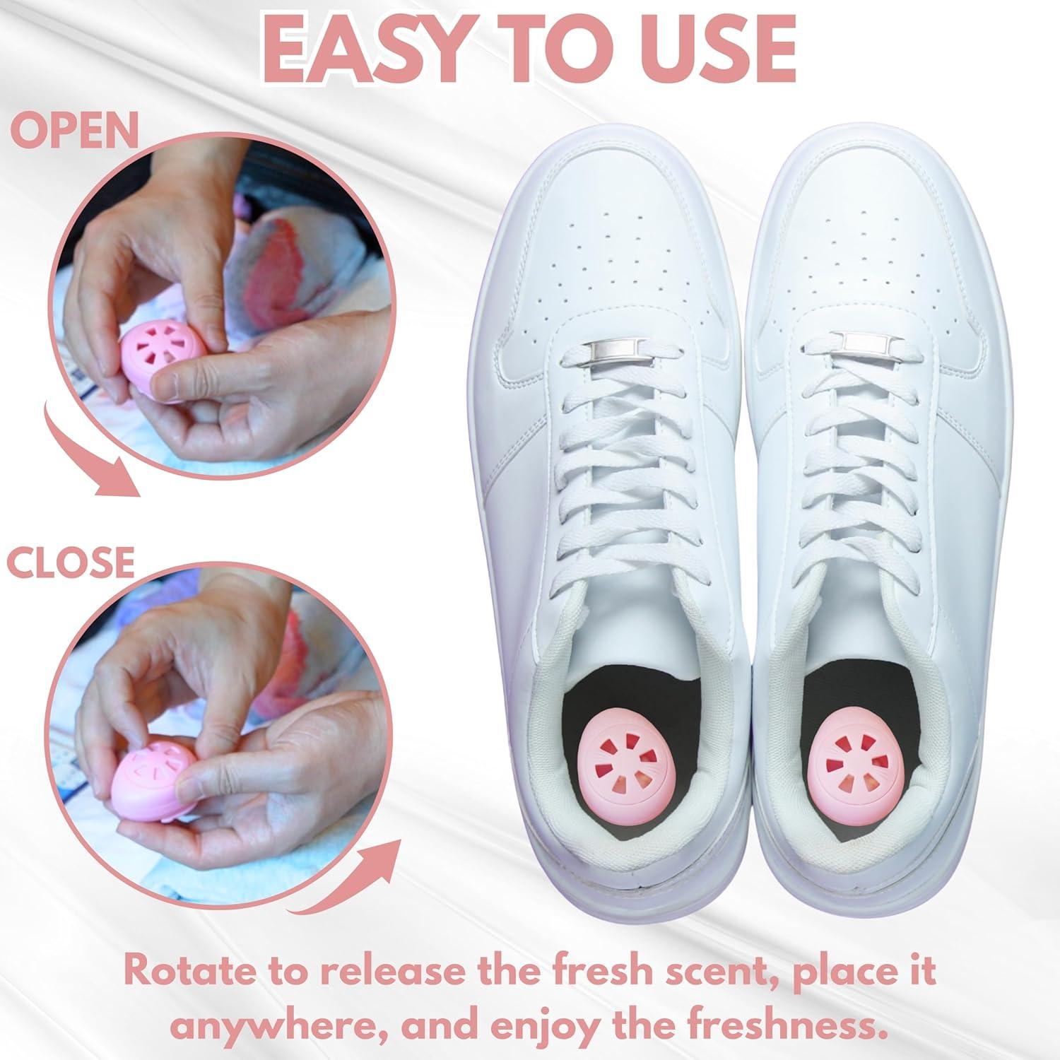 Bola Desodorante para Zapatos Air Jungles Aroma Durazno Miel 6 Unidades