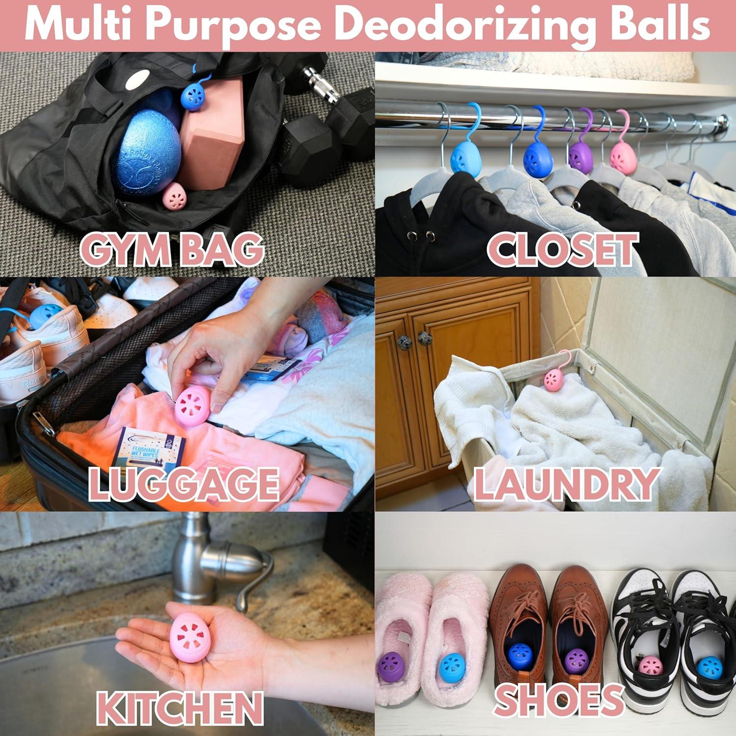 Bola Desodorante para Zapatos Air Jungles Aroma Durazno Miel 6 Unidades