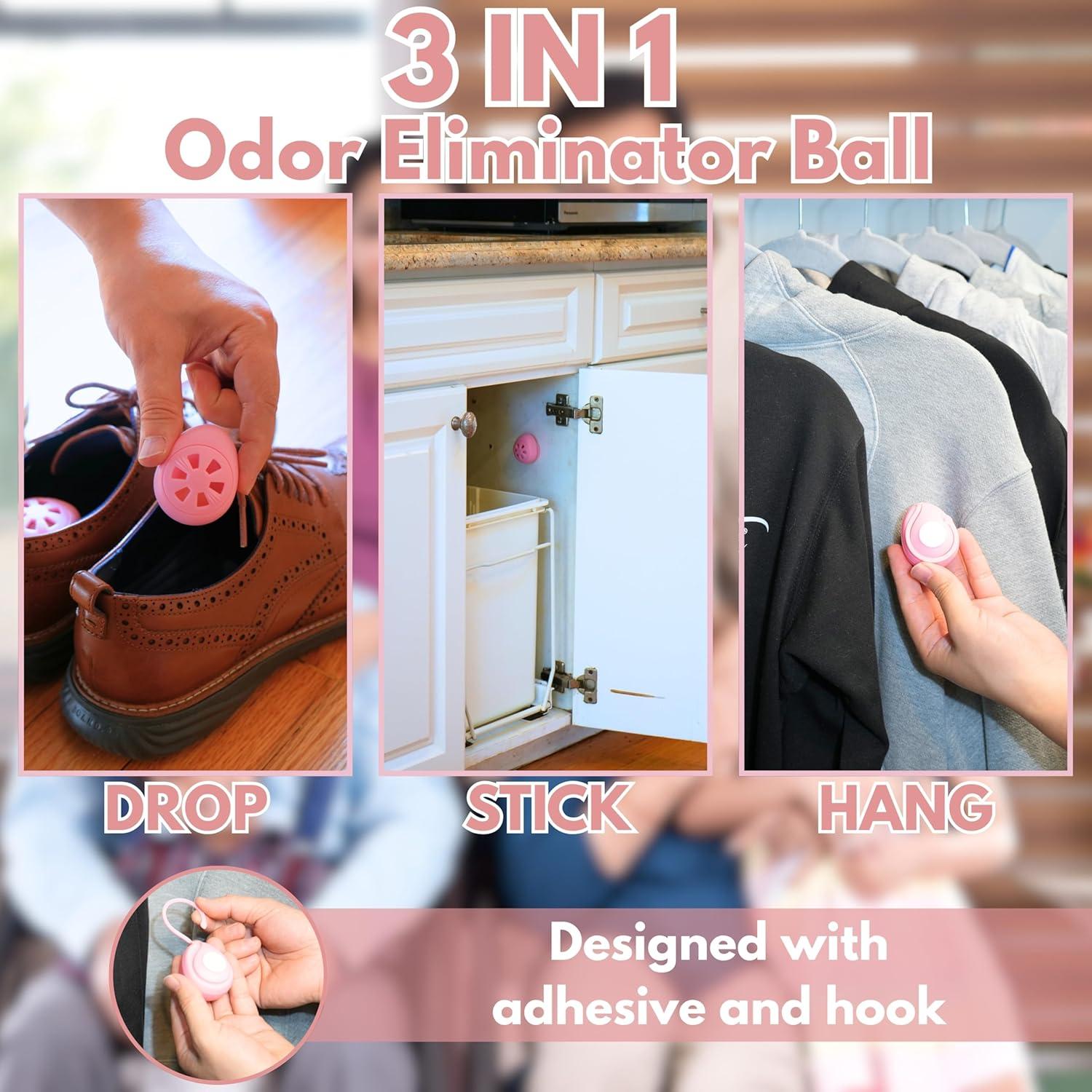 Bola Desodorante para Zapatos Air Jungles Aroma Durazno Miel 6 Unidades