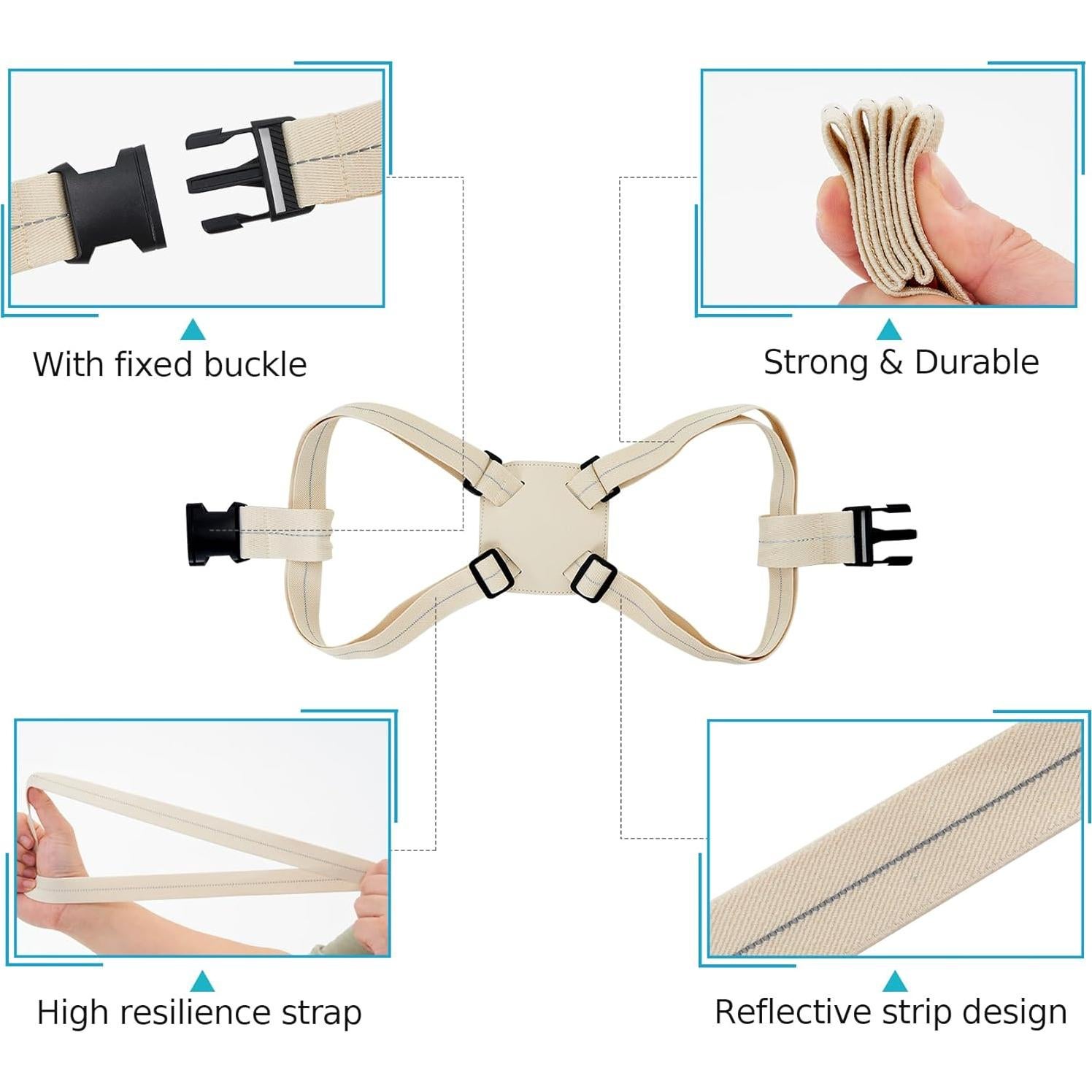 Correa de Equipaje Elástica Travelkin Bungee Ajustable 1 Unidad