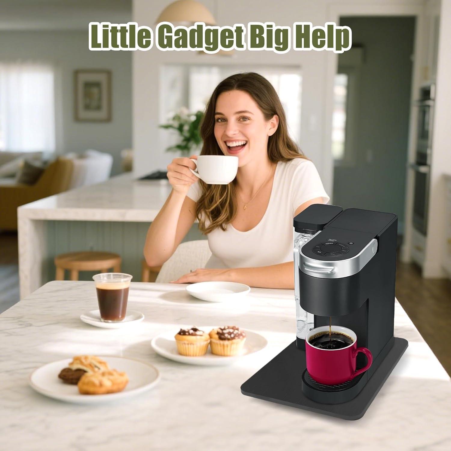 Bandeja Deslizante para Cafetera Xykzra 33x24 cm Negra