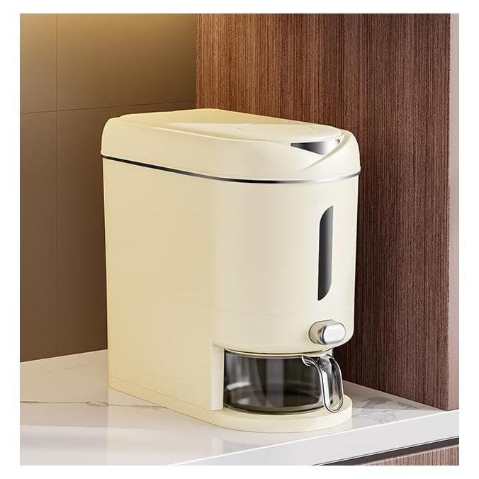 Dispensador de Arroz Hermético ChengHe 5.44 kg con Taza Medidora