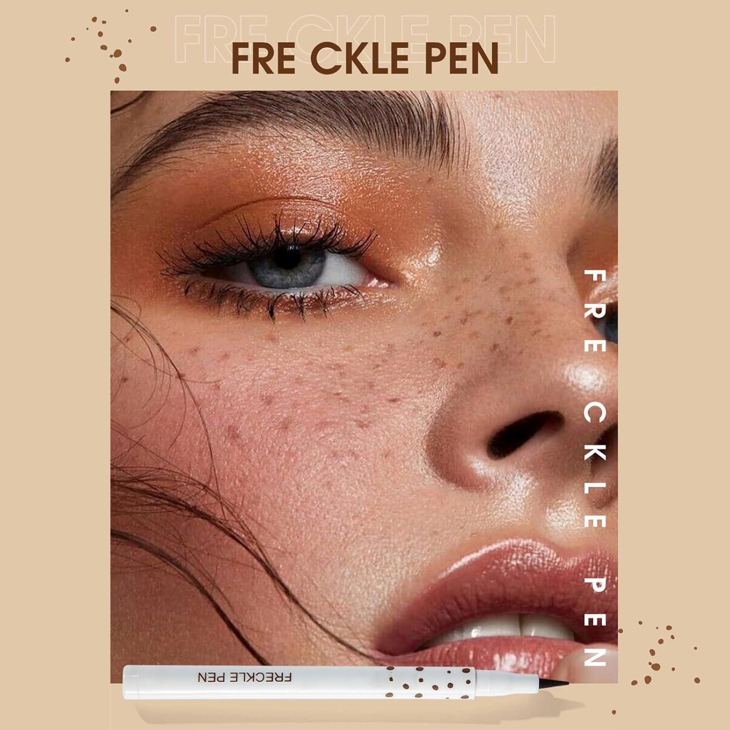 Bolígrafo de Pecas CLLFUU - 4 Tonos Naturales Resistente al Agua