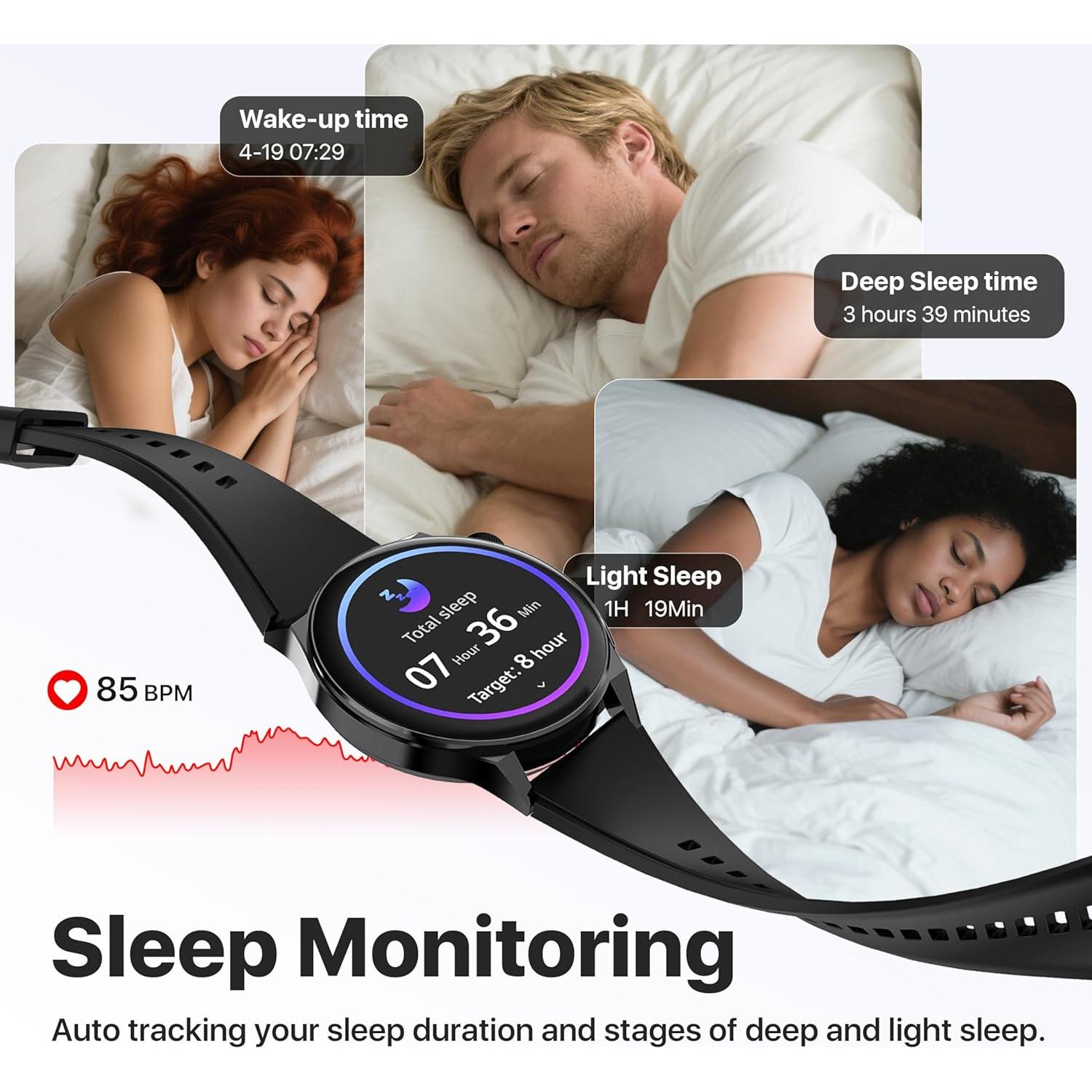 Reloj Inteligente Merryking MK70 con Traductor AI y Monitor de Salud