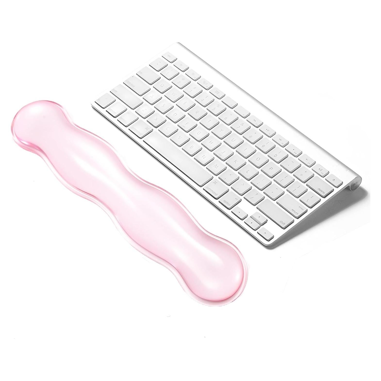 Reposamuñecas de Gel Ergonómico COPORISO Rosa para Teclado