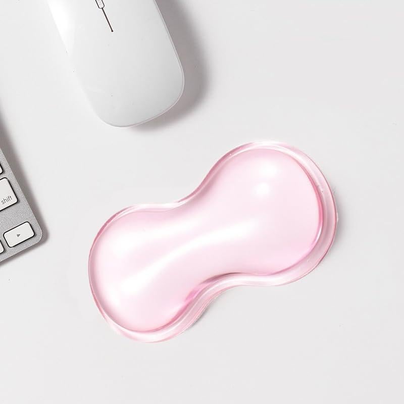 Reposamuñecas de Gel Ergonómico COPORISO Rosa para Teclado