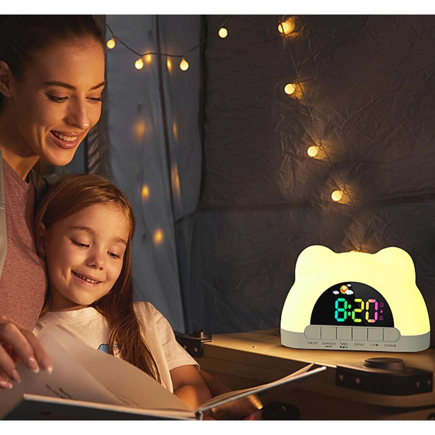 Reloj Despertador Digital Azyh para Niños con Luz y Música