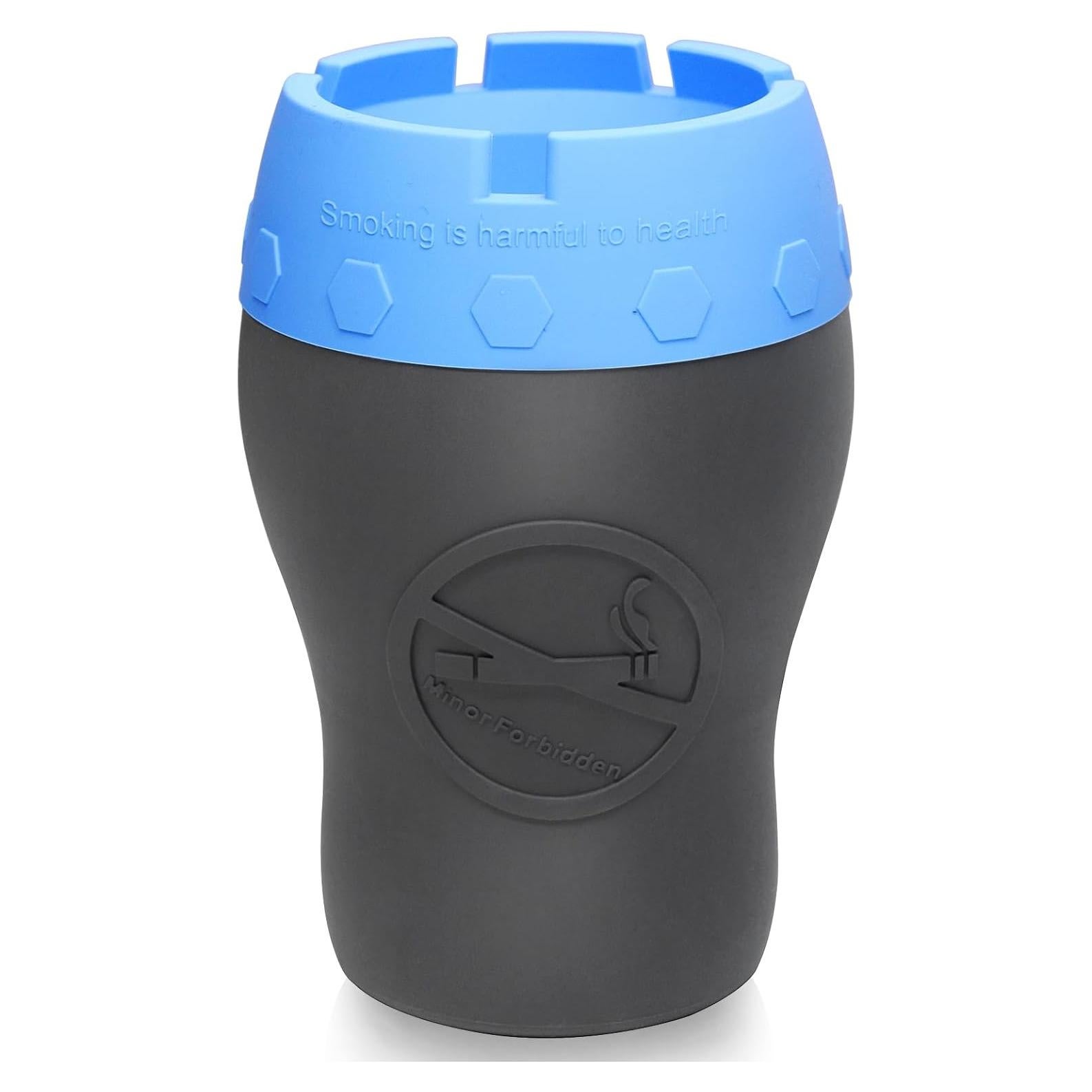 Cenicero de Silicona XSBAIHUO para Auto Sin Humo Azul