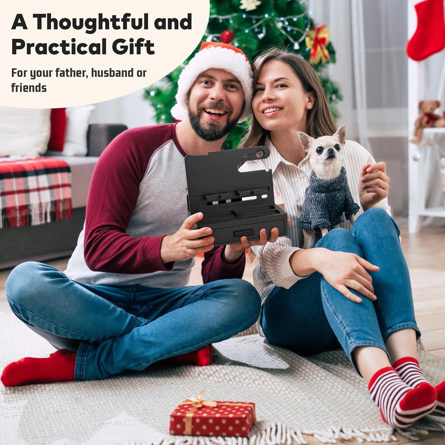 Organizador de Mesita de Noche Sephyroth de Bambú Negro