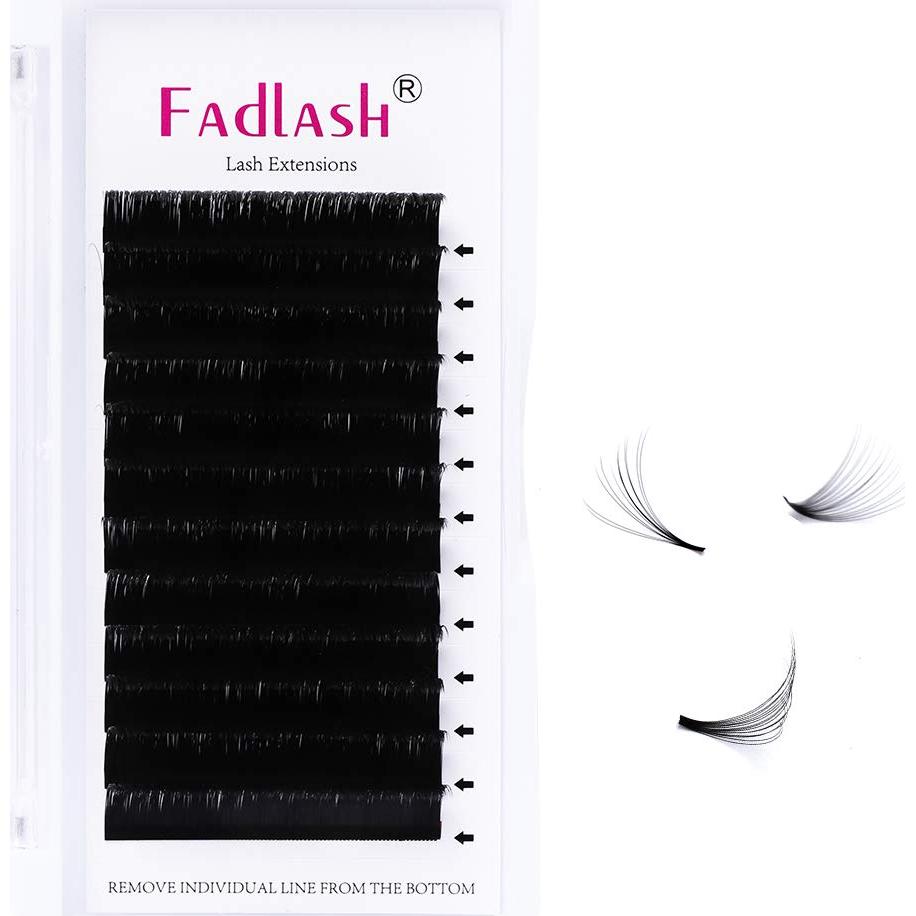 Extensiones de Pestañas FADLASH D Curl 0.07 14mm Volumen