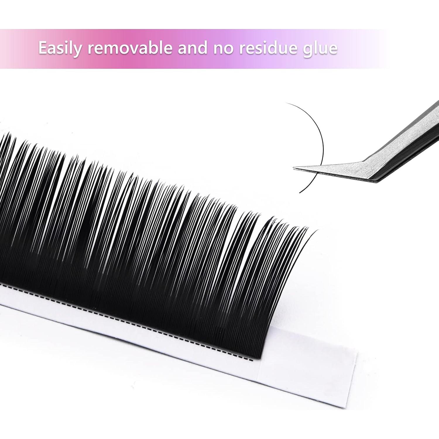 Extensiones de Pestañas FADLASH 0.05-B 8-14mm Seda Premium