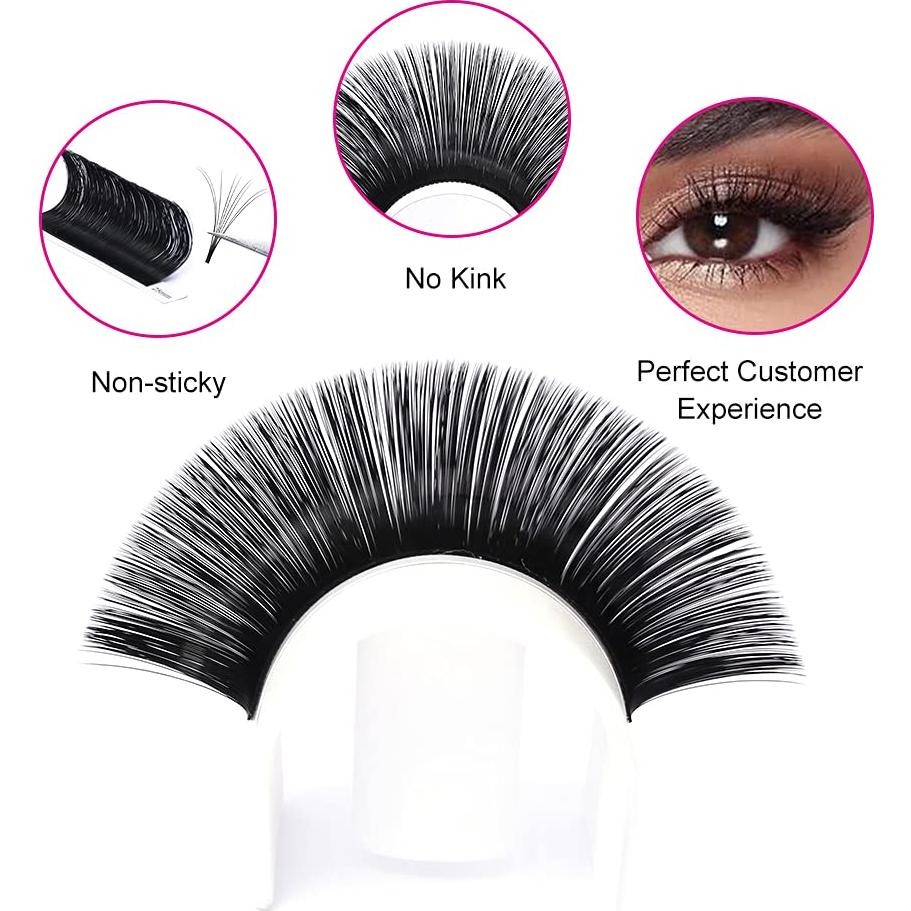 Extensiones de Pestañas FADLASH Easy Fan 0.07 D Curl 18mm