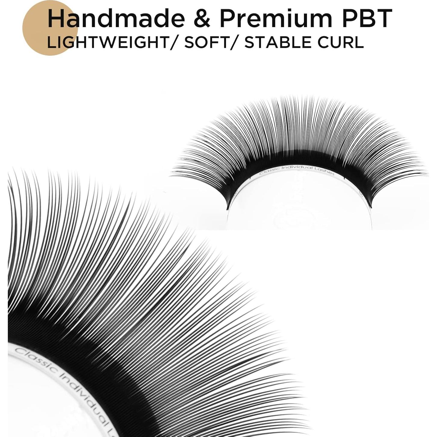 Extensiones de Pestañas LASHVIEW 0.18 C Curl 15-20mm